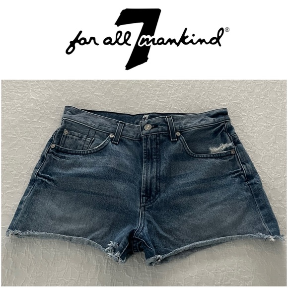 7 For All Mankind Pants - EUC 7 For All Mankind Denim Shorts